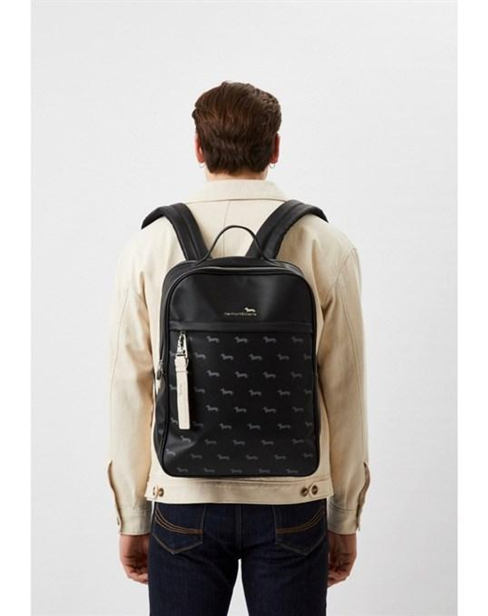 Рюкзак Harmont&blaine 55999 черный такса серым