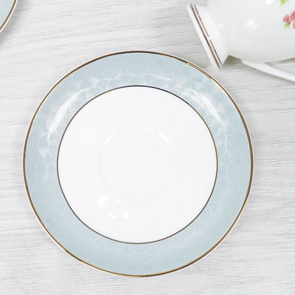 Кофейный набор 12 предметов, костяной фарфор, 145-638