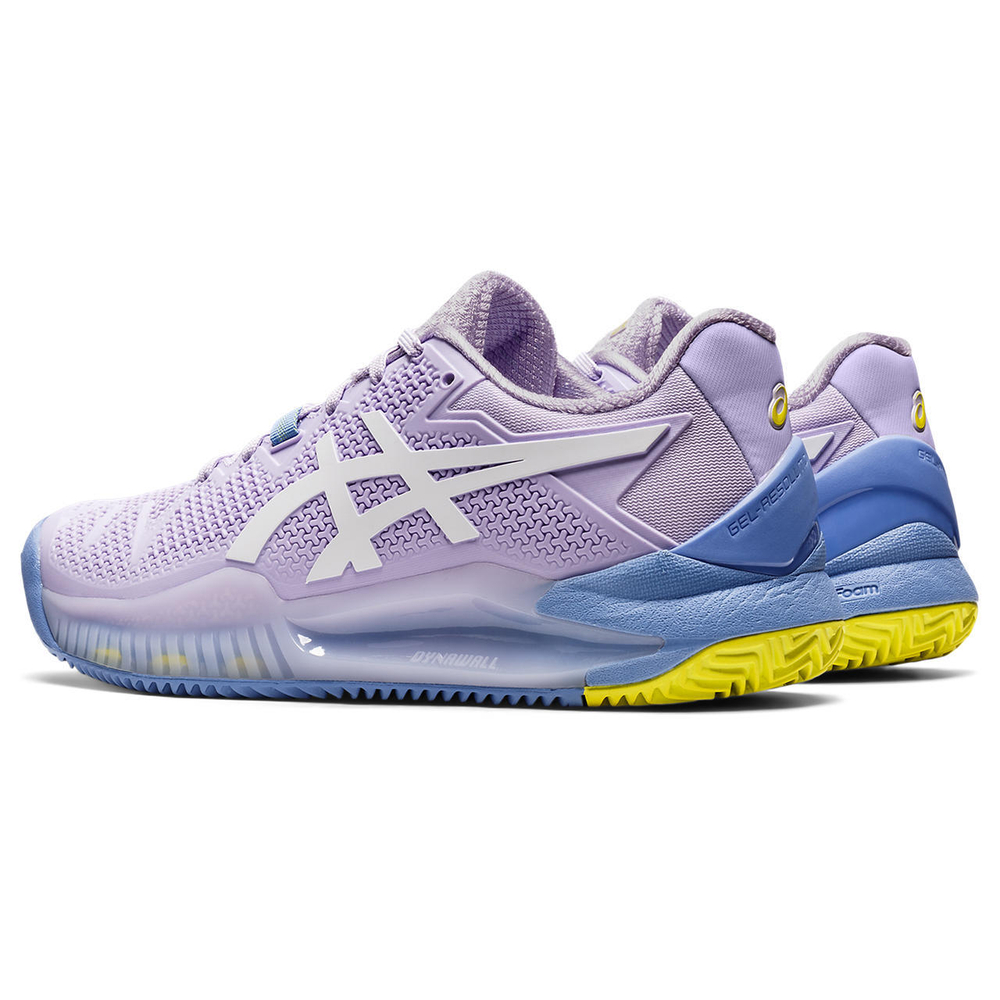Женские Кроссовки теннисные Asics Gel-Resolution 8 Clay - murasaki/white