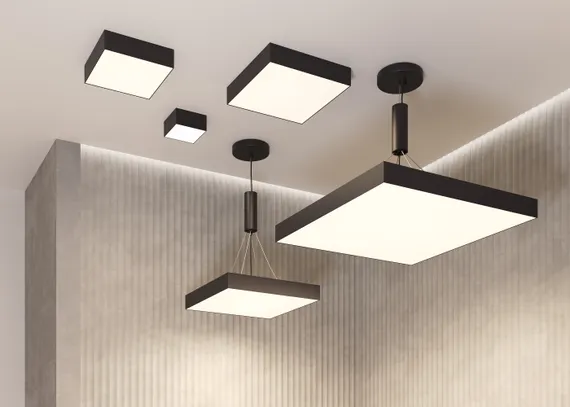 Потолочный светильник Зон / Zon 45 Вт 4000 К 120° Technical c032cl-45w4k-sq-b