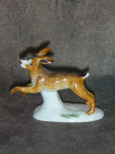 Статуэтка. Фарфор. Заяц. Meissen. Германия