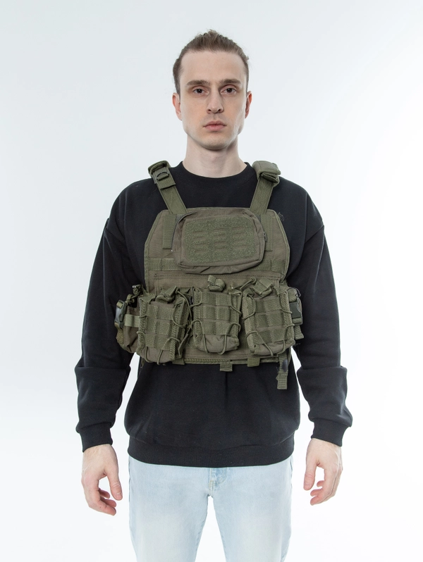 Жилет тактический Assault molle олива