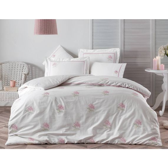 Постельное белье ORTANCA розовый TIVOLYO HOME Турция