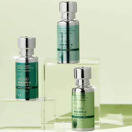 VT Cosmetics Бустер-эссенция с ретинолом и центеллой Cica Reti-A Essence 0.3
