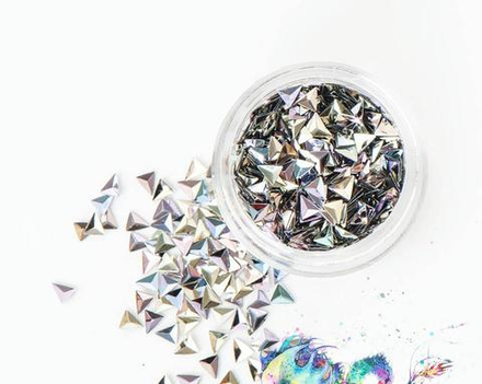 1269 Чешуя дракона 3D треугольники 3 мм