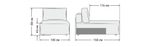 Босс Софт Модуль оттоманка Велюр Роял шампань