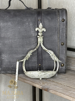 Декор для сада "Флёр де лиз" кормушка для птиц 19x14xH23см + 100см штекер