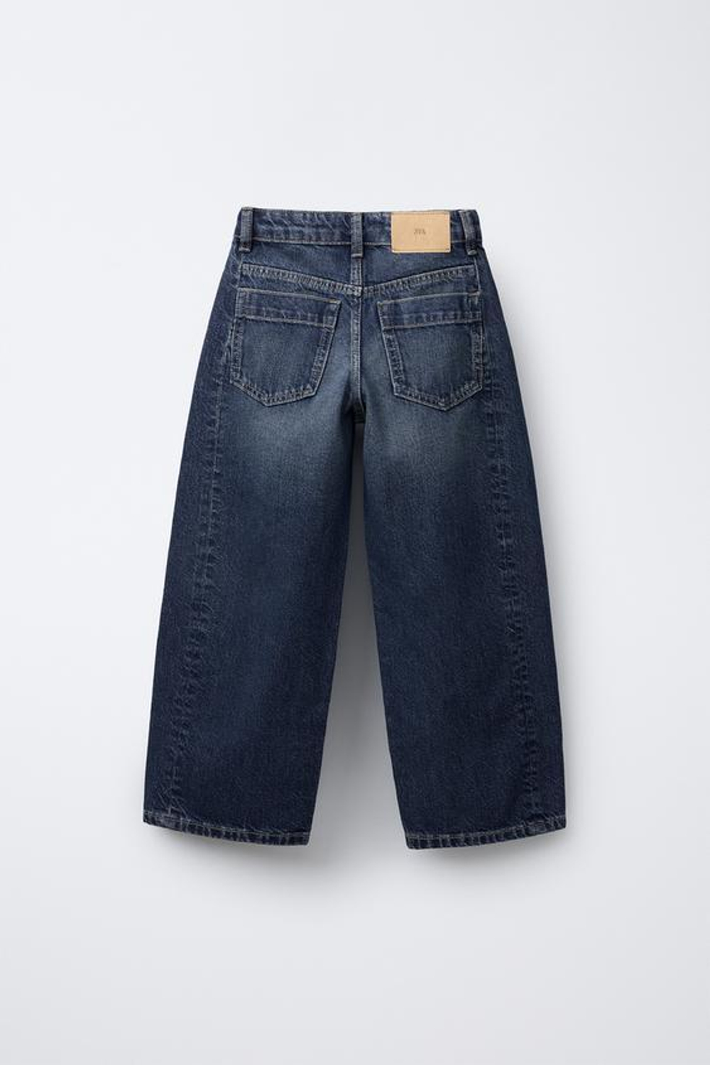 ZARA ДЖИНСЫ BALLOON, СИНИЙ