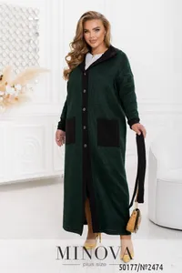Кардиган 2474-зеленый Minova