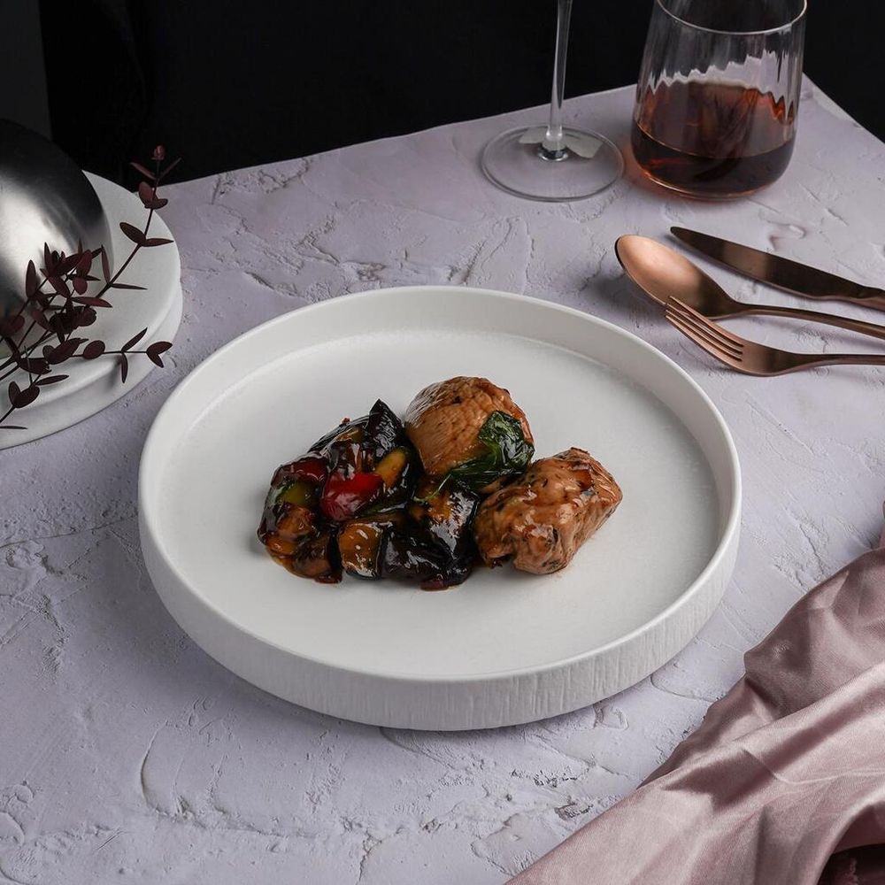 Тарелка с бортом d 25,2 см h3,5 см Frost   Proff Cuisine [6]