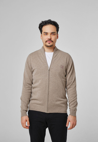 Кофта на молнии ARGYMAQ BEIGE