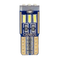 Лампочка светодиодная T10-4014-9SMD, 12v белая KING T10-4014-9SMD W