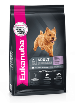 Eukanuba ADULT SMALL BREED корм для взрослых собак мелких пород весом до 10 кг