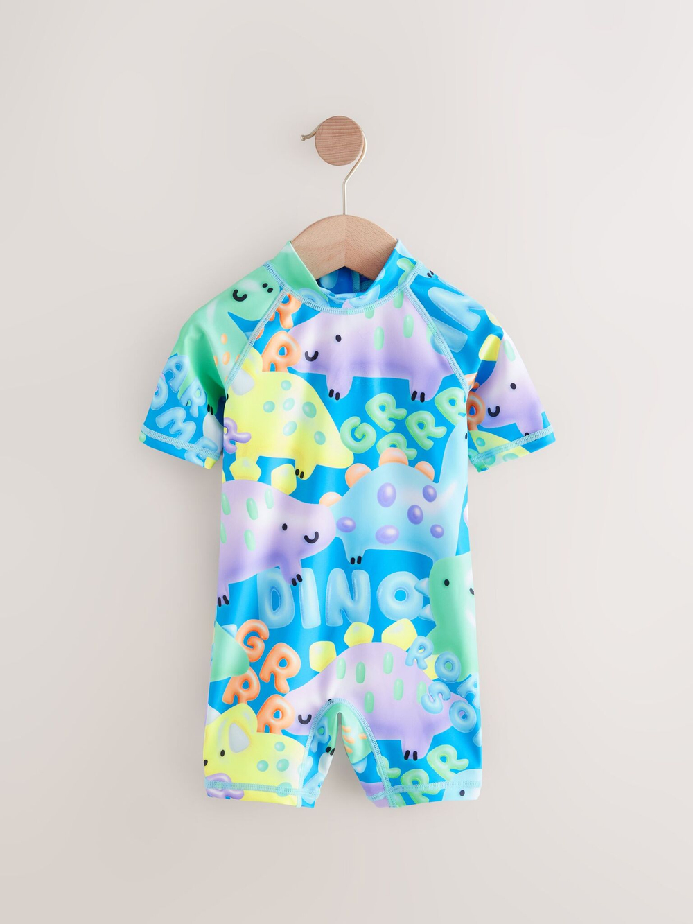 Костюм плавательный слитный для мальчика Next E22-289, Синий