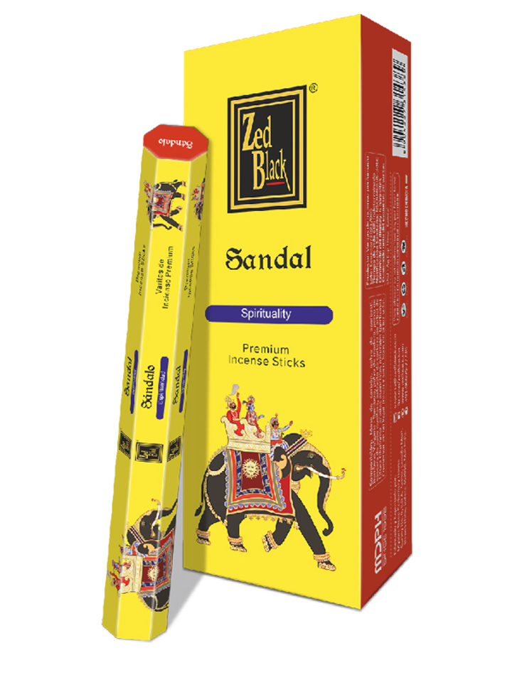 Zed Black Spanish Series Sandal шестигранник Благовоние Сандал