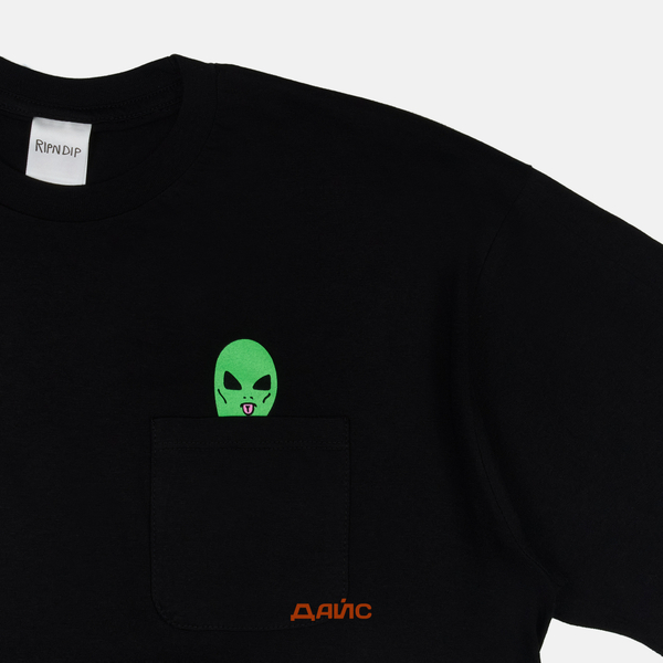 Футболка мужская Ripndip Lord Alien Pocket Tee артикул:RND1470 Футболка мужская Ripndip Lord Alien Pocket Tee артикул:RND1470 - купить в магазине Дайс