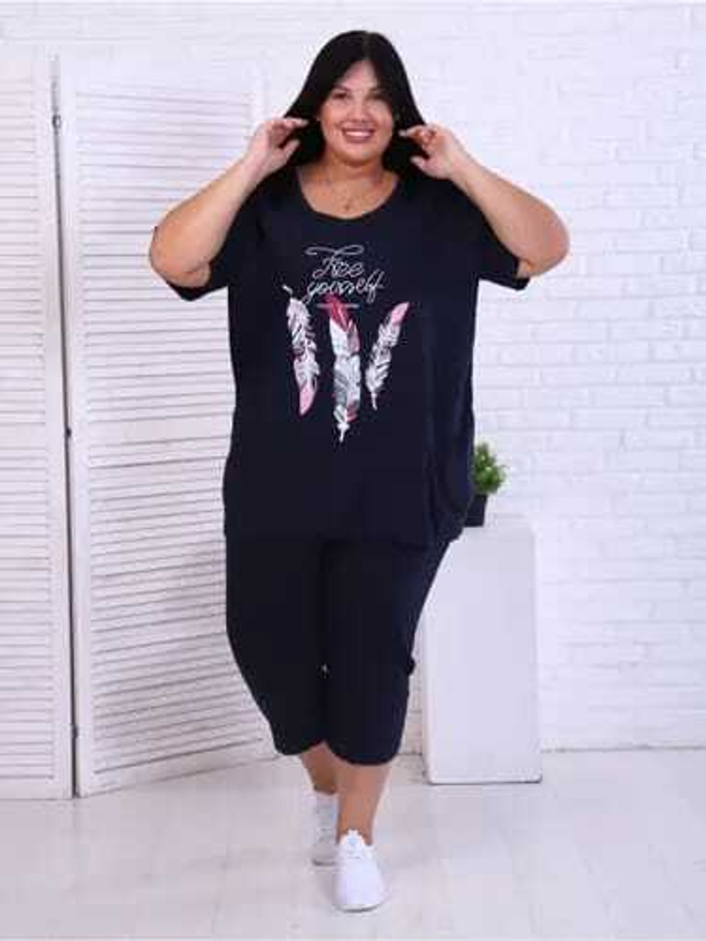 К/ж бриджи+футболка КЖ00032 великан