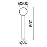 Ландшафтный светильник Outdoor O598FL-01B