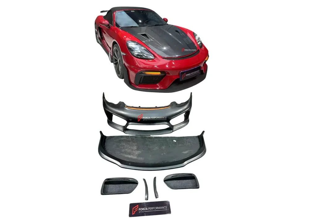 Карбоновый обвес переделка в GT4 для Porsche 718 982 Cayman/Boxster 2016+ Порше