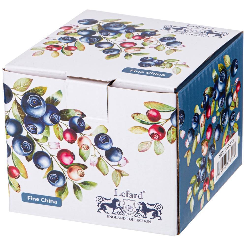 БАНОЧКА С СИЛИКОНОВОЙ КРЫШКОЙ LEFARD "ГОЛУБИКА" 180 МЛ (КОР=72ШТ.)