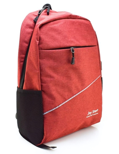 Рюкзак молодежный, 43*29*12см, 1отдел, 4цв микс, 3 кармана, 6цв микс, USB