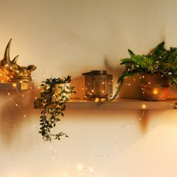 ULD-S10000-1000-DTA-RC WARM WHITE IP44 DEW Гирлянда светодиодная Роса. 100м. 1000 светодиодов. Теплый белый свет. Пульт ДУ в-к. Провод прозрачный. ТМ Uniel