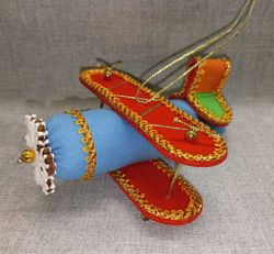 Ёлочная игрушка Самолётик