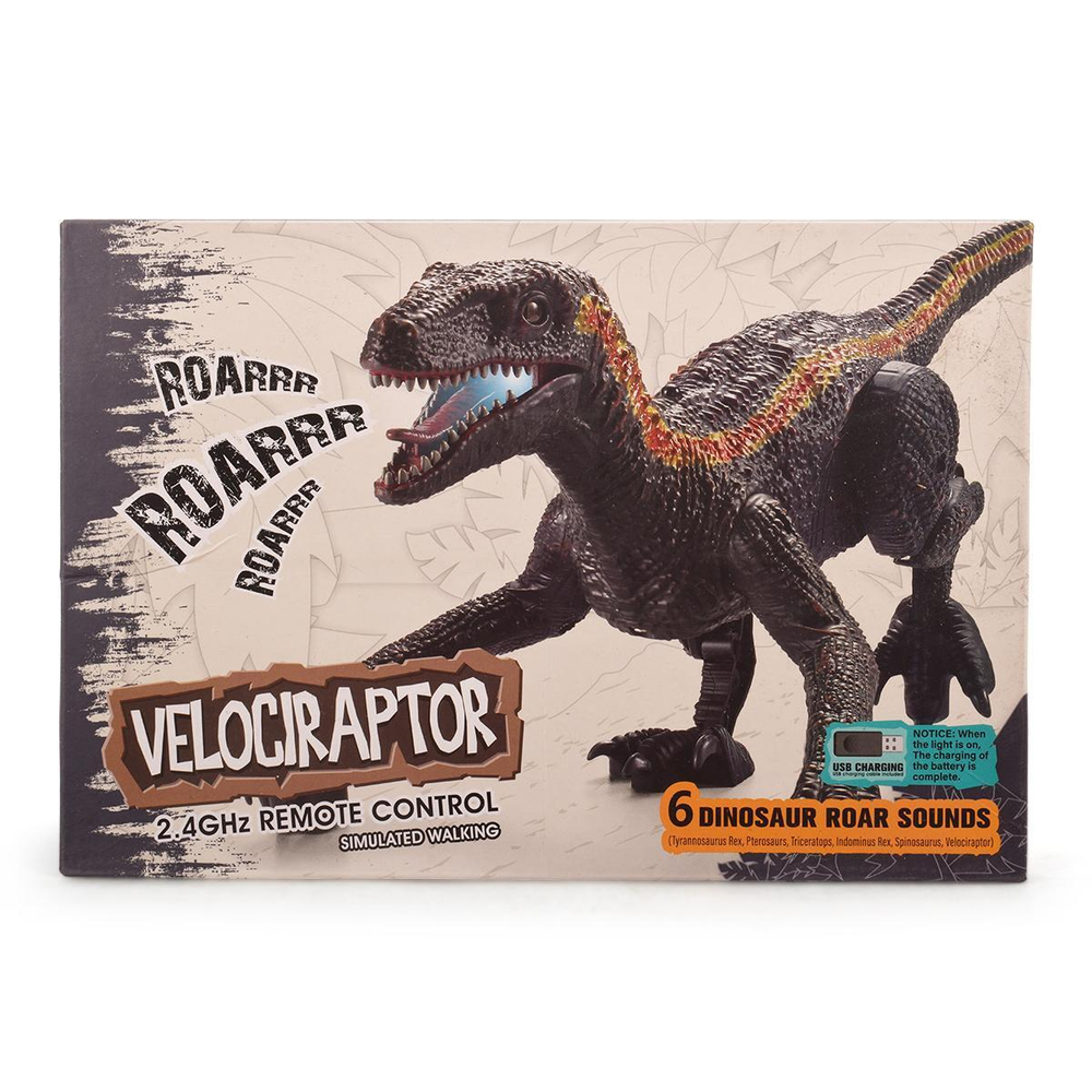 Динозавр на ДУ (со светом и звуком) коробка 3710-1A