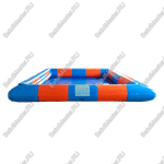 Квадратный надувной бассейн «Зебра», 4*4*0,5 м