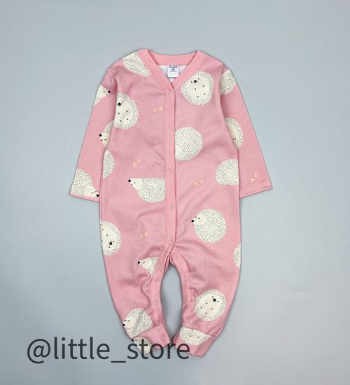 Слип хлопковый "Ежики" ежики на розовом жемчуге