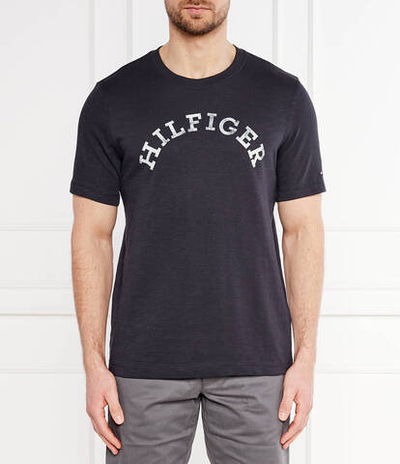 Футболка HILFIGER ARCHED TEE Tommy Hilfiger - темно-синий(MW0MW34432)