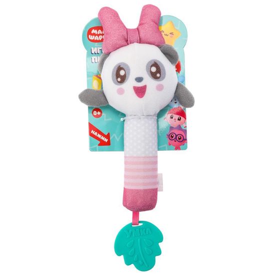 Текстильная игрушка погремушка - пищалка «Пандочка» Умка