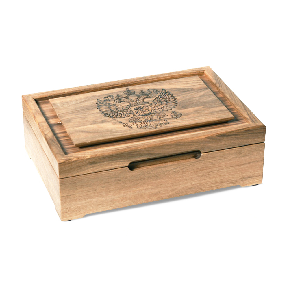 Акустический сейф "Шкатулка Ультра с гербом"