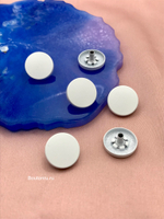 Шляпка под установочные кнопки белые