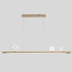 Светильник подвесной Crystal Lux AHORA SP1 L1200 BRASS