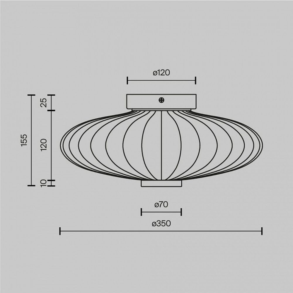 Накладной светильник Maytoni Amulet MOD555WL-L8CH4K