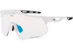 Спортивные очки GOG Loki / Matt White-Black / Photochromic White-Blue Lens