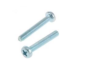 Винт полукруглая головка, полная резьба оцинк. DIN 7985 М4x40 (9 шт) Стройбат