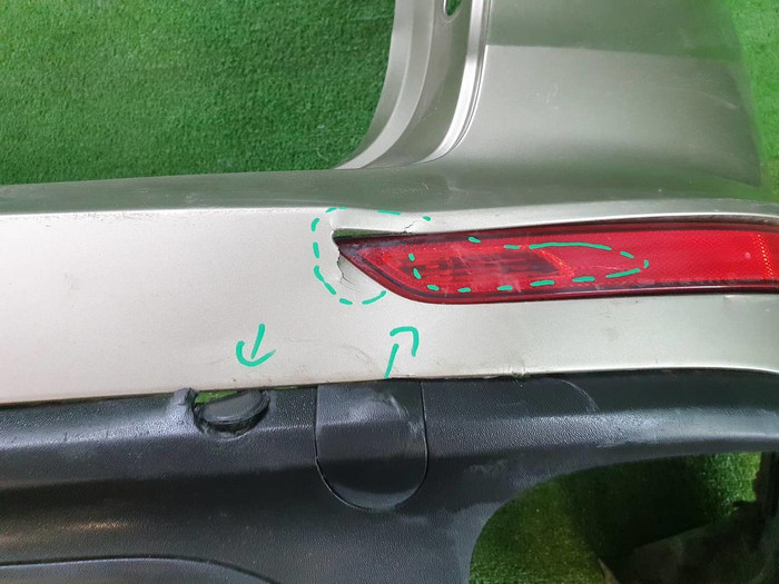 Бампер задний Porsche Cayenne 2 958 (2014-2018)