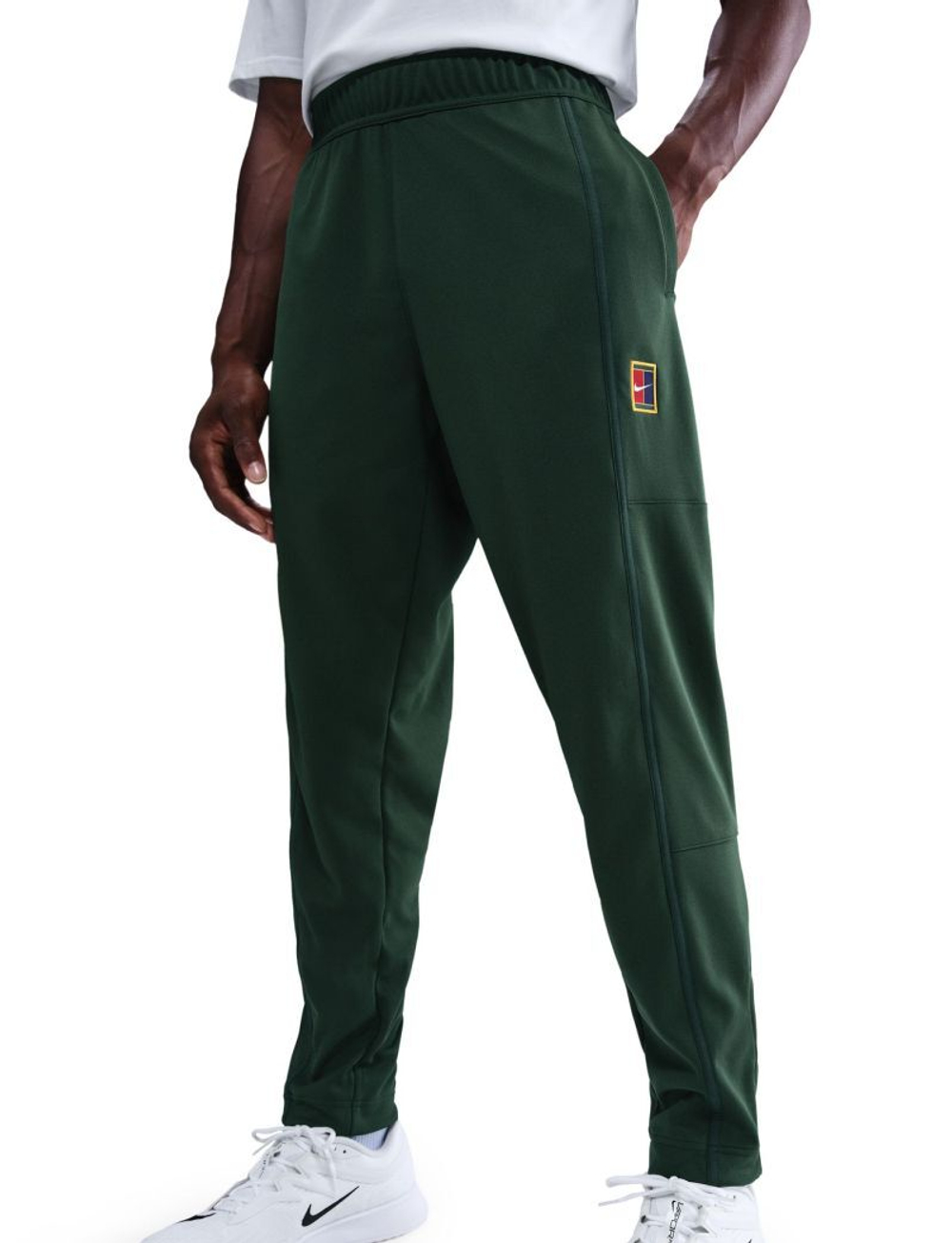 Мужские теннисные штаны Nike Court Heritage - fir/fir