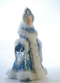 Кукла фарфоровая Снегурочка Зимняя сказка