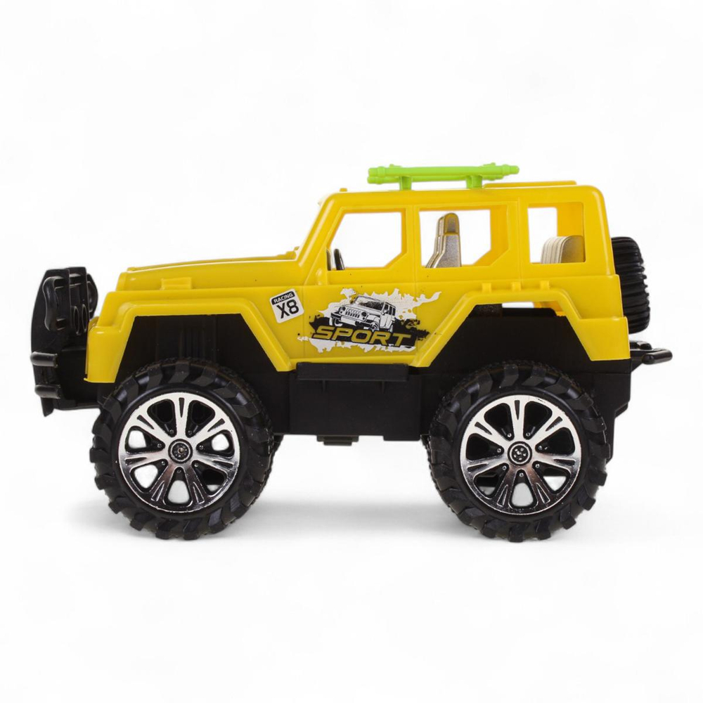 Джип на РУ 24,5*13*13см. движение вперед/назад, желтый