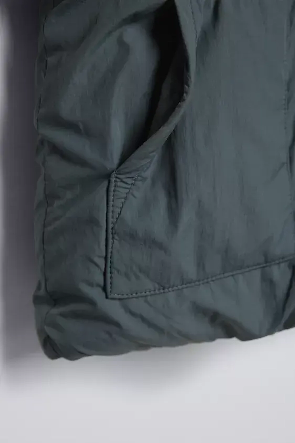 ZARA СТЕГАНАЯ КУРТКА WATER REPELLENT, СИНЕВАТЫЙ