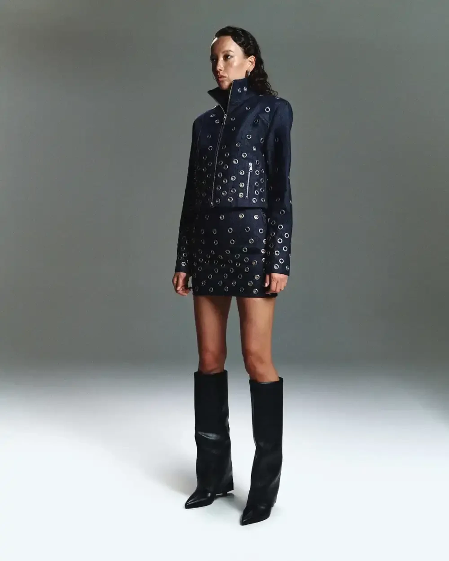 Куртка Raw с люверсами