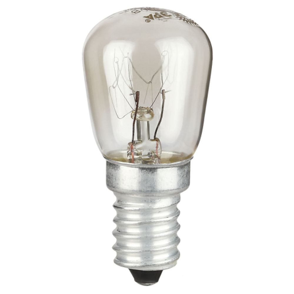 Лампа накаливания ЭРА T26-15-E14-230 15Вт 230В для холодильника и швейной машины цветная коробка Е14