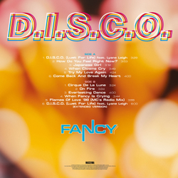 LP: Fancy — «D.I.S.C.O.» (1999/2025) [Limited Orange Vinyl]