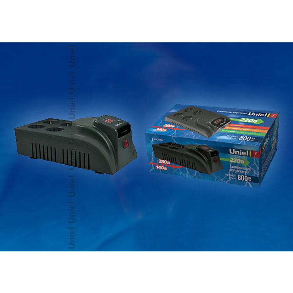 U-SDT-800/1 Стабилизатор напряжения Uniel серии Standard - Functional 800 ВА