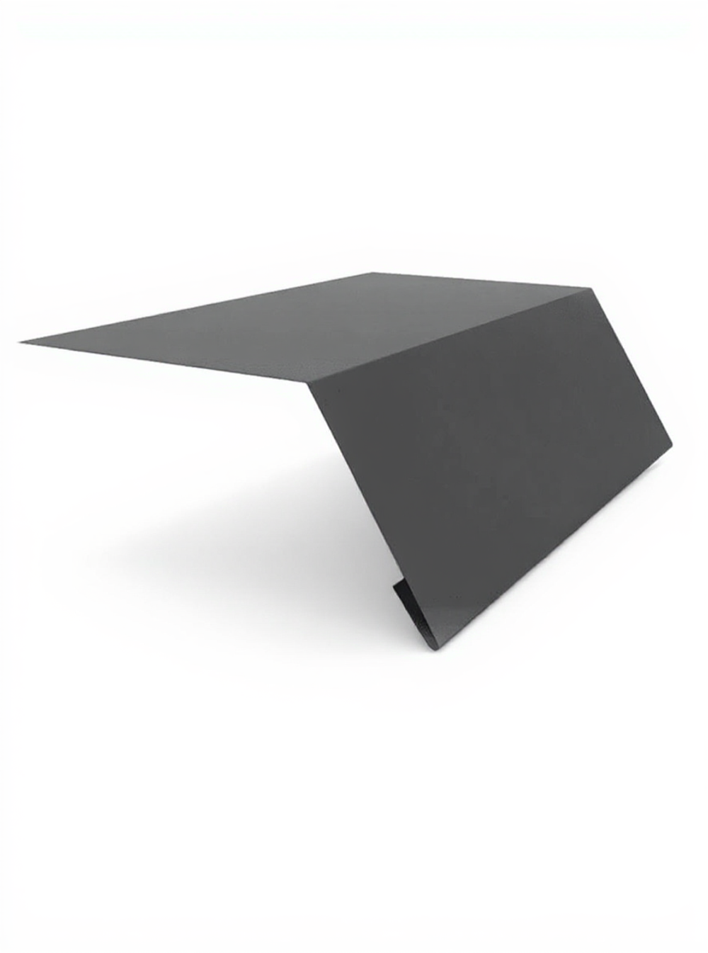 Капельник для кровли (карнизная планка), 100х69мм, Длина 1250мм, Комплект 5шт, RAL7024, 0,45мм