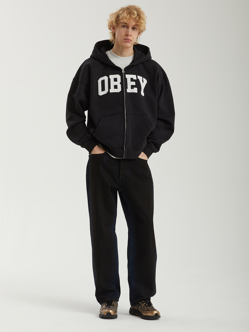 Мужская Толстовка Control Faded Zip