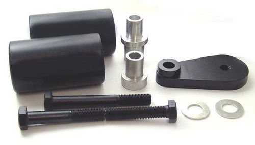 Слайдеры для мотоцикла Yamaha YZF-R6 03-05, R6S 06-08, на раму, без резки пластика